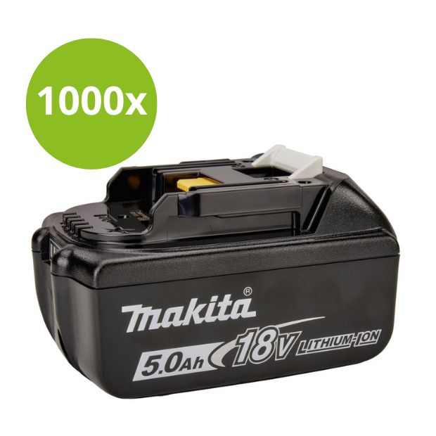 Makita Zubehör BL1850BMegapack1000 BL1850B 1000er-Pack - 1000 x Akku 18 Volt 5.0Ah Li-Ion