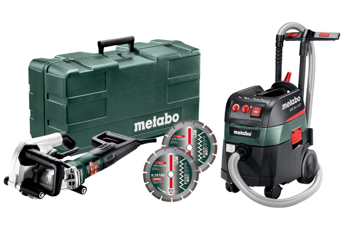 Metabo 691058000 MFE 40 Mauernutfräse + ASR 35 L ACP SET Staubsauger