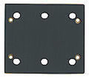 Metabo Zubehör 625657000 Schleifplatte mit Kletthaftung, 114x112mm, FSR 200 Intec