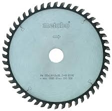 Metabo Zubehör 628222000 Kreissägeblatt HW/CT 254x30, 60 WZ 5° neg.