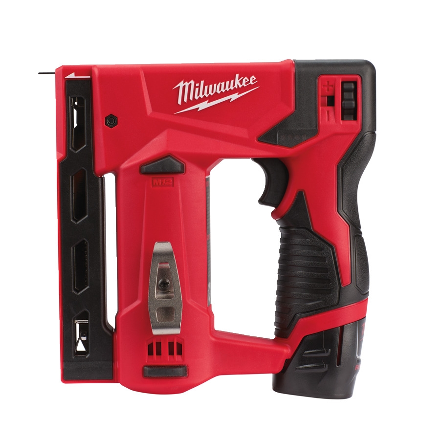 Milwaukee 4933459635 M12 BST-202X Akku-Heftgerät 12V 2.0Ah Li-Ion