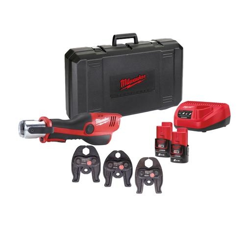 Milwaukee 4933481033 M12 ONEHPT-202C M-Set Akkustanzer 12V 2.0 Ah Li-Ion M 15/22/28 mm