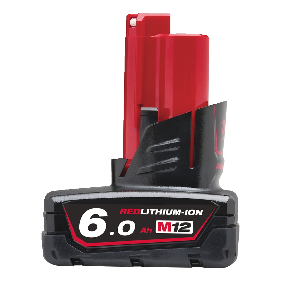 Milwaukee Zubehör 4932451395 M12 B6 Akku 12 Volt 6.0 AH Li-ion
