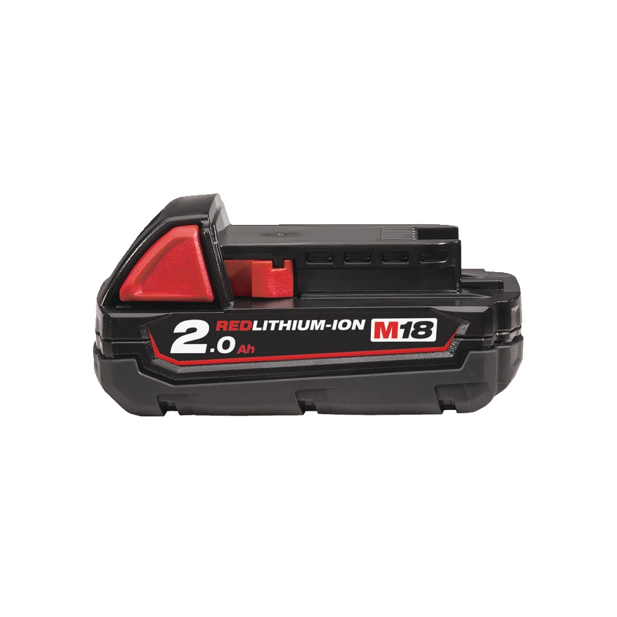 Milwaukee Zubehör 4932430062 M18 B2 Akku 18 Volt 2.0 AH Li-ion