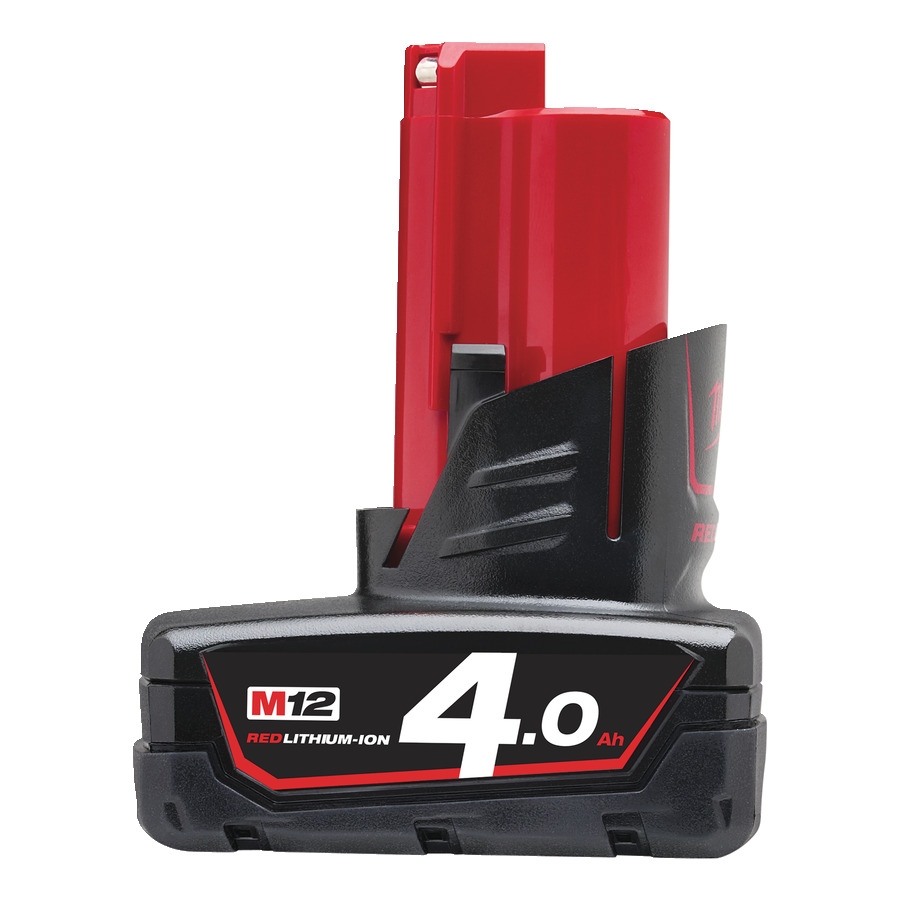 Milwaukee Zubehör 4932430065 M12 B4 4.0 Akku 12 Volt 4.0 AH Li-ion