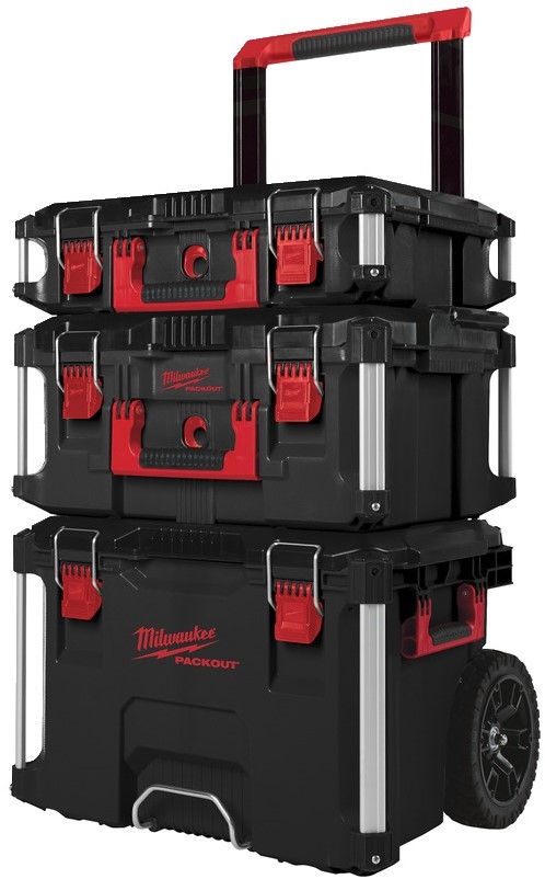 Milwaukee Zubehör 4932464244 Packout 3-tlg. Trolley-Set