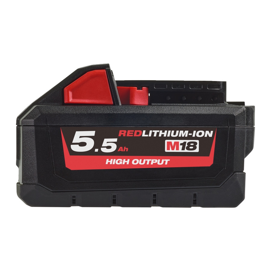 Milwaukee Zubehör 4932464712 M18 HB5.5 Akku hohe Leistung 18V 5.5Ah