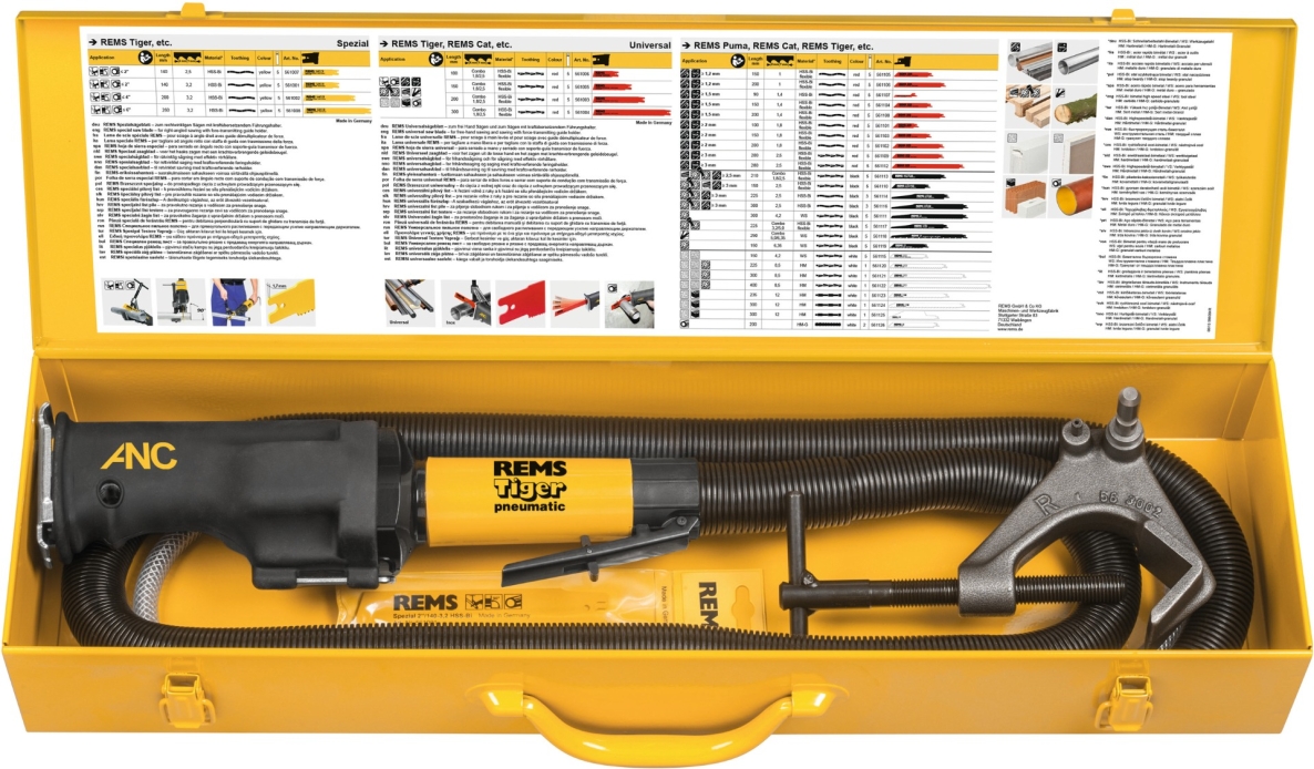 Rems 560022 Tiger ANC Pneumatische Säbelsäge