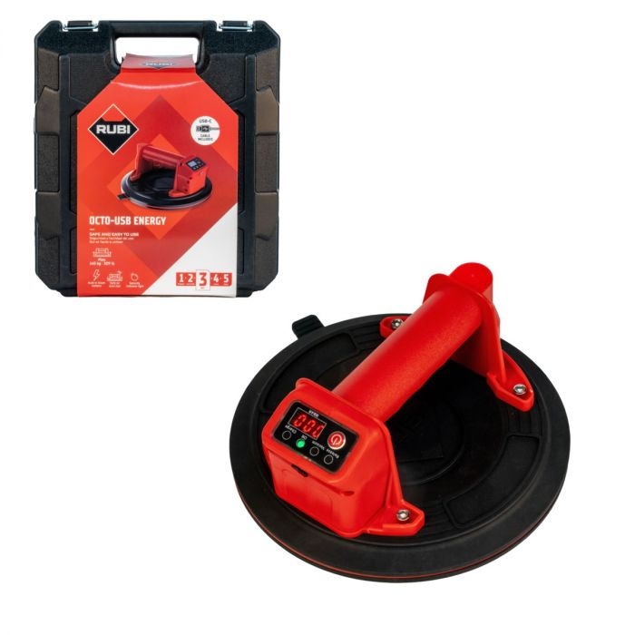 Rubi 66967 Octo-USB Energy Akku Vakuumheber 3.6V 2Ah und Ladegerät im Koffer
