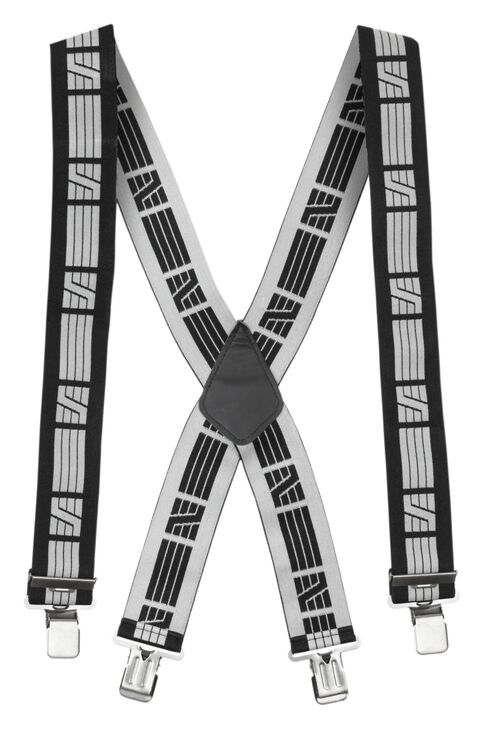 Snickers Workwear 90500418000 Elastische Hosenträger Größe Einheitsgröße Schwarz - Grau (0418)