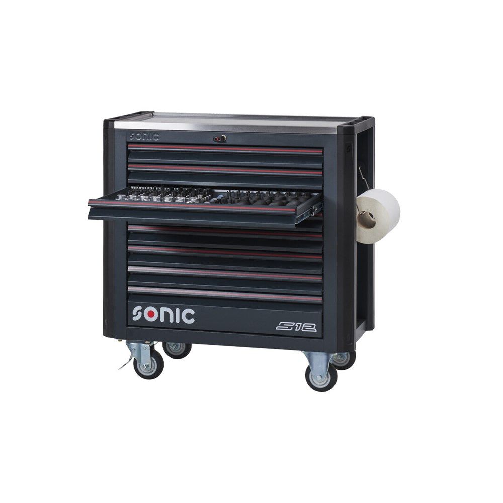 Sonic 748578 NEXT S12 Werkzeugwagen gefüllt mit 485 Teilen