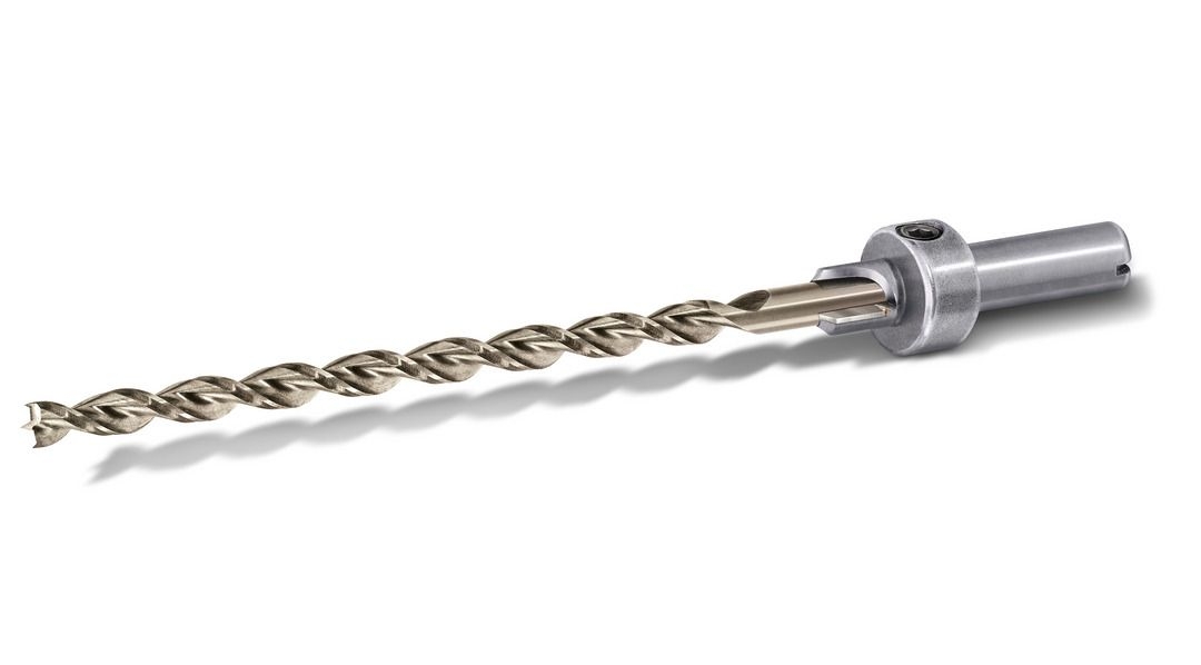 SPAX 5000009186069 2x Holzbohrer 6 mm Ø, 1x Senker 9,5 mm Ø, 1x Innensechskantschlüssel, Bohrerlänge 150 mm, Spirallänge 105 mm