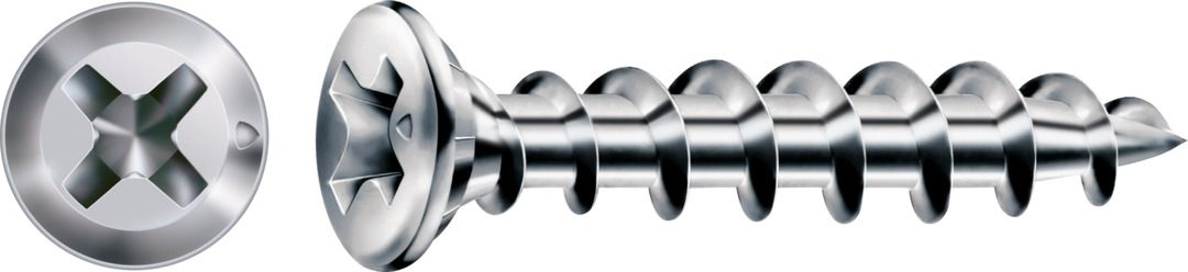 SPAX 1411010400355 Fensterbauschraube 4,2 x 35 mm, Linsenkopf, Kreuz PH2, FEX-KS , WIROX - 1000ST