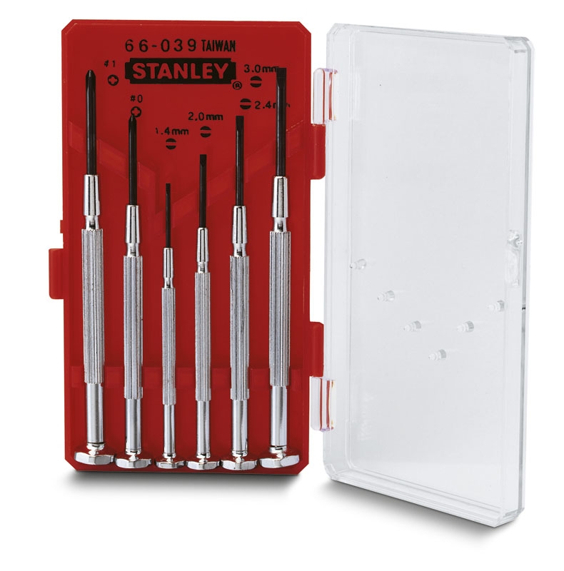 Stanley 1-66-039 Uhrenschraubendreher-Set 6-teilig