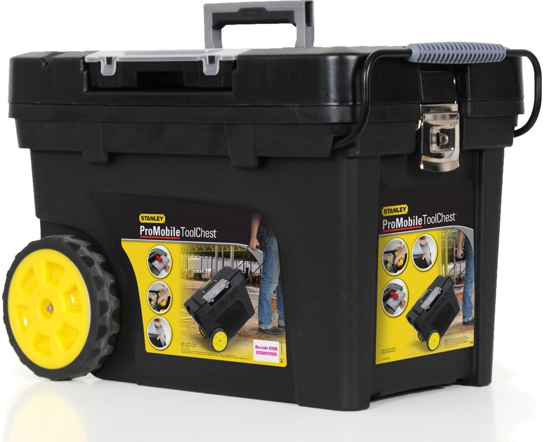 Stanley 1-97-503 Mobile Montagebox mit Entnehmbarem Organizer 53L