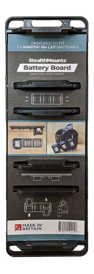 StealthMounts BD-MK18-1 Schwarzer Akkuhalter für Makita LXT