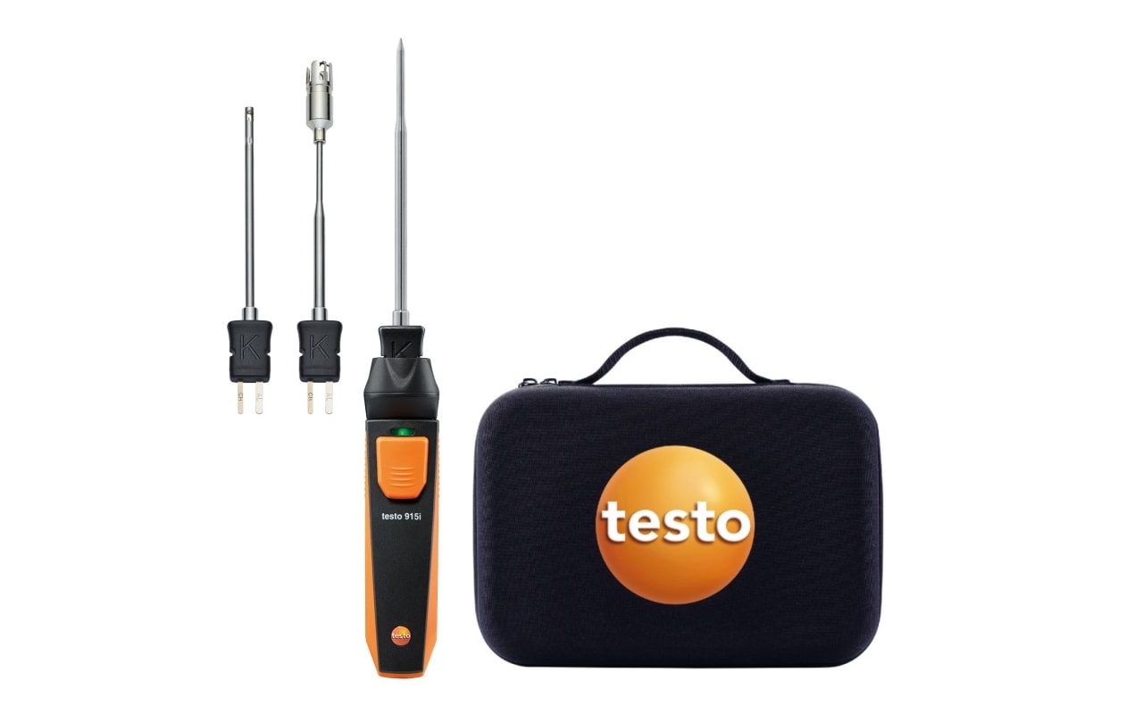 Testo 0563 5915 915i - Thermometer mit Temperaturfühlern und Smartphone-Steuerung
