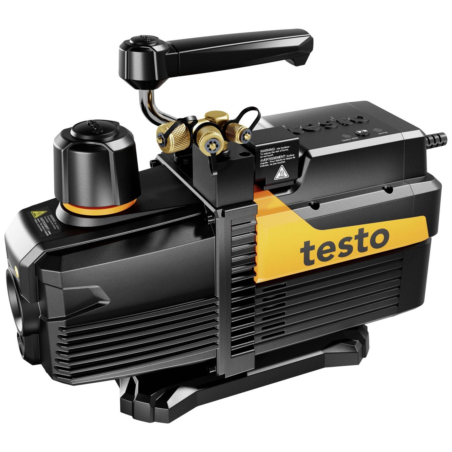 Testo 0564 5652 565i - Vakuumpumpe für automatisches Vakuumieren mit integriertem Stillstandstest, 7 CFM (198 l/min)