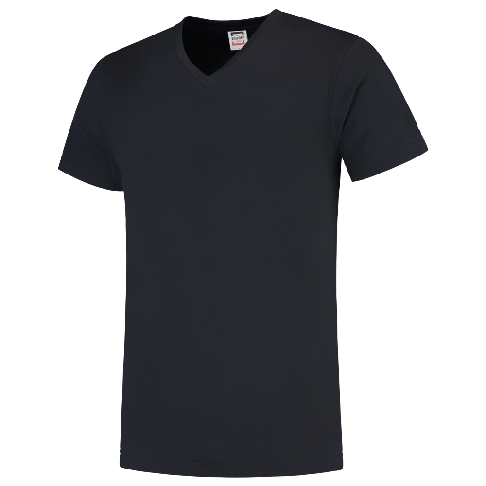 Tricorp 101005Navy 101005 Marineblaues T-Shirt V-Ausschnitt Slim Fit
