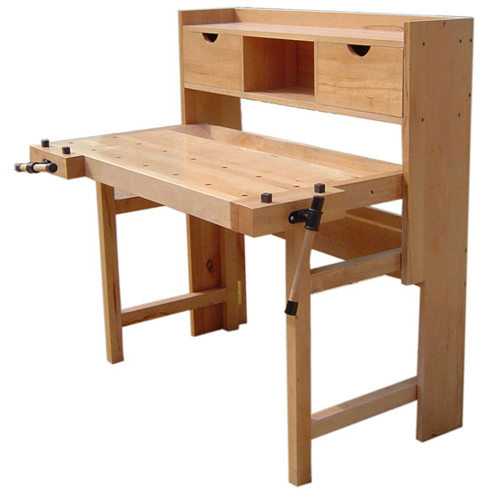 Tendotools WB120 Flex Werkbank aus Buche 123 x 77 x 120 CM