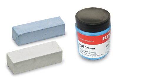Flex-tools Zubehör 365041 Poli-Set mini Wit/Blauw/Creme PP-W/B/C